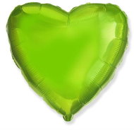 Balloon foil 45 cm heart green lime - valentine / wedding - Balloons