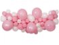 Balónková girlanda - sada baby růžovobílá, 300 cm - 65 ks - baby shower - Garland