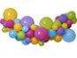 Balónková girlanda - sada multicolor barevná, 300 cm - 65 ks - Garland