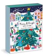 GALISON Puzzle Advent Calendar: Merry and Sparkling 12 × 80 pieces - Advent Calendar