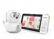 VTech BM5550-OWL, dětská video chůvička Sova s displejem 5" a otočnou kamerou - Dětská chůvička