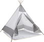 Aga4Kids Dětské Teepee ZigZag Bílý - Tent for Children