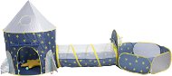 Detský stan Aga4Kids Detský hrací stan s preliezacím tunelom Modrý - Dětský stan