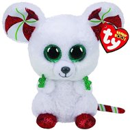Baby Ty Beanie Boos Chimney biela myš 15 cm - Plyšová hračka