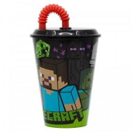 Téglik s slamkou 430 ml – Minecraft - Pohár na nápoje