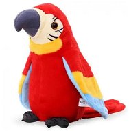 Interaktivní mluvící papoušek - červený - Interaktivní hračka