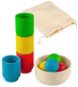 Ulanik Montessori dřevěná hračka "Balls in cups. Basic." - Vzdělávací sada