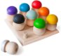 Ulanik Montessori wooden toy "Mushroom meadow 9" - Educational Set