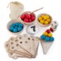 Vzdělávací sada Ulanik Montessori dřevěná hračka “Sweet counting” - Vzdělávací sada