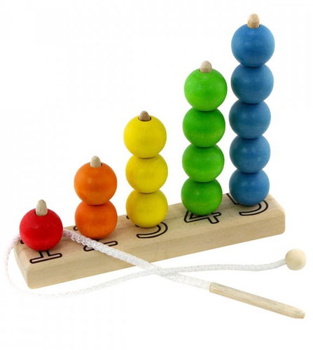 Ulanik Montessori dřevěná hračka "Colourful counting" - Vzdělávací sada - Hlavní obrázek
