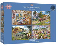 Gibsons Puzzle Farmer's Day 4x500 pieces - Jigsaw Puzzle