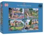 Jigsaw Gibsons Gardener's Day Puzzle 4x500 pieces - Puzzle