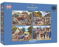 Gibsons Puzzle Evacuees 4x500 pieces - Jigsaw Puzzle