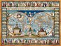 Puzzle Castorland Puzzle Mapa světa r.1639, 2000 dílků - Puzzle