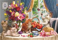 Anatolian Puzzle Fluffy kittens in the living room 260 pieces - Jigsaw