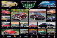 Eurographics Puzzle American cars from 1940, 1000 pieces - Jigsaw Puzzle
