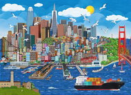 Eurographics Puzzle San Francisco 1000 pieces - Jigsaw Puzzle