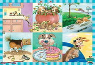 Eurographics Puzzle Puppy and his troubles 100 pieces - Jigsaw Puzzle
