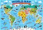 Puzzle Eurographics Puzzle Ilustrovaná mapa světa 100 dílků - Puzzle
