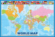 Eurographics Puzzle World Map 100 pieces - Jigsaw Puzzle