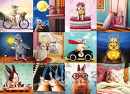 Eurographics Puzzle Funny Rabbits 1000 pieces - Jigsaw Puzzle