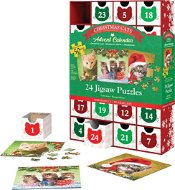 Eurographics Puzzle Advent calendar: christmas cats 24x50 pieces - Advent Calendar