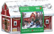 Eurographics Puzzle v plechové krabičce Vánoce na farmě 550 dílků - Puzzle