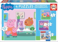 Educa Peppa Pig Puzzle 4in1 (12,16,20,25 pieces) - Jigsaw