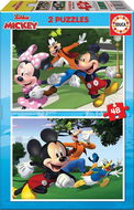 Educa Puzzle Mickey a přátelé 2x48 dílků - Puzzle