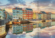 Educa Puzzle Sunset in Copenhagen harbour 2000 pieces - Jigsaw Puzzle