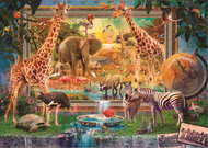 Educa Puzzle Savannah comes to life 4000 pieces - Jigsaw Puzzle