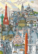 Educa Puzzle Paříž 1000 dílků - Puzzle