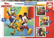 Educa Puzzle Mickey and friends 4in1 (12,16,20,25 pieces) - Jigsaw