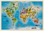 Goki Dřevěné puzzle Náš svět 192 dílků - Puzzle