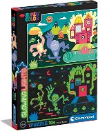 Clementoni Shining Puzzle Monsters 104 pieces - Jigsaw