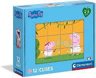 Clementoni Play For Future Peppa Pig Picture Cubes, 12 cubes - Picture Blocks