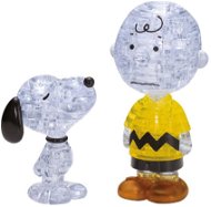 Hcm Kinzel 3D Crystal puzzle Snoopy a Charlie Brown 77 dílků - 3D puzzle
