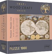 Trefl Wood Craft Origin puzzle Antická mapa světa 1000 dílků - Puzzle