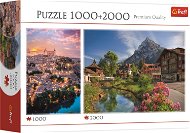 Trefl Puzzle 2v1 Toledo 1000 dílků + Léto v Alpách 2000 dílků - Puzzle