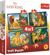 Trefl Puzzle The Adventures of the Lion King 4in1 (35,48,54,70 pieces) - Jigsaw Puzzle