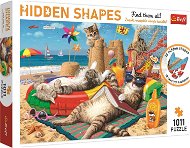 Trefl Puzzle Hidden Shapes: Cat Holidays 1011 pieces - Jigsaw