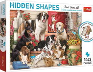 Trefl Puzzle Hidden Shapes: Dog Fun 1043 pieces - Jigsaw Puzzle