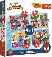 Trefl Puzzle Spidey and his amazing friends 4in1 (12,15,20,24 pieces) - Jigsaw