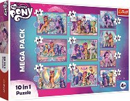 Trefl Puzzle My Little Pony: Shiny Ponies mega pack 10v1 - Jigsaw