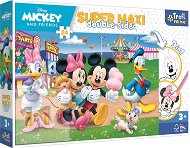 Trefl Oboustranné puzzle Mickey Mouse: Na pouti super maxi 24 dílků - Puzzle
