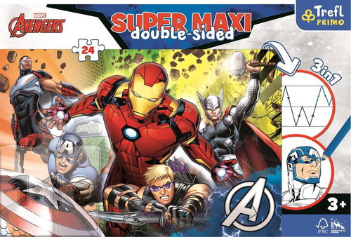 Marvel's Avengers Double-Sided Puzzle