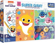 Trefl Double-sided puzzle Baby Shark super giant 15 pieces - Jigsaw Puzzle
