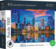 Trefl Puzzle UFT Cityscape: Odraz města Perth, Austrálie 1500 dílků - Puzzle