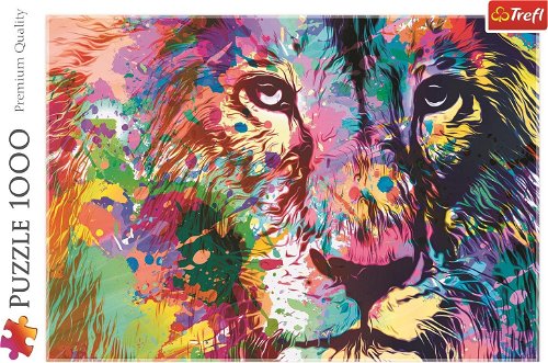 Puzzle Colorful Lion, 1 000 pieces