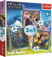Trefl Puzzle Encanto: Characters 3in1 (20,36,50 pieces) - Jigsaw Puzzle